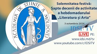 031024 1400  Șapte decenii de activitatea hebdomadarului Literatura și Arta [upl. by Sharona313]