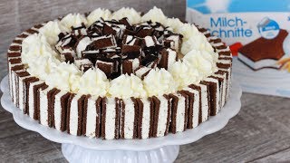 Milchschnittentorte  Milchschnitte Torte Rezept [upl. by Beekman]