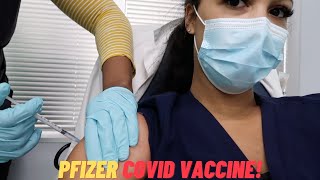 Pfizer COVID19 Vaccine Dose 2 VLOG  My Experience amp Symptoms [upl. by Ahserak]