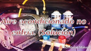 Haciendo vacuum o secado de aire acondicionado y recarga de gas [upl. by Pierrette]