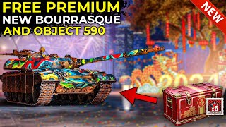 FREE Premium Tank Loot Boxes Object 590 and Miel  Lunar New Year Event [upl. by Olnek]