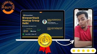 BrowserStack Meetup delhi REVIEW  Srikant Pandey [upl. by Grosmark339]