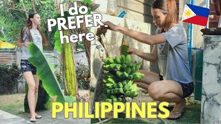 A DAY in the PROVINCE LIFE as a FOREIGNER PHILIPPINES Blackout cleaning garden [upl. by Selegna]