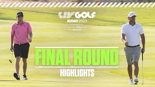 Highlights Koepka prevails over Individual Champ Gooch  LIV Golf Jeddah [upl. by Ketti]