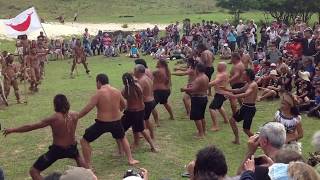 The Haka  Maori Haka at Easter Island  Isla de Pascua 2012 [upl. by Biddie]