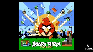 Angry Birds Famicom gameplay fake version [upl. by Hgielram]