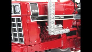 116 IH International 1568 Tractor Ertl Precision Diecast [upl. by Yenruogis]