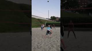 Beach Volleyball 🏐 games fun volleyball sports tiktok team outdoors nfl cat [upl. by Laidlaw684]