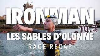 IRONMAN 703 Les Sables dOlonne  Race Recap  Julie IEMMOLO  Triathlète Professionnelle [upl. by Esiuolyram]