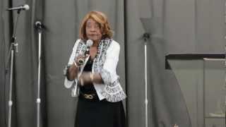 Bishop Ernestine Reems at World Harvest Ministries September 28 2012 [upl. by Tatman]