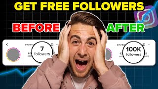 How To Get FREE Followers on Instagram in 2024 100K Followers [upl. by Aihsemak539]