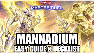 MANNADIUM  EASY GUIDE amp DECKLIST YuGiOh Master Duel [upl. by Norval]