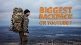 Biggest Military Backpack on Youtube Selfmade Rucksack [upl. by Sug593]