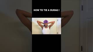 How To Tie A Durag For Waves Braids amp More [upl. by Irehs181]