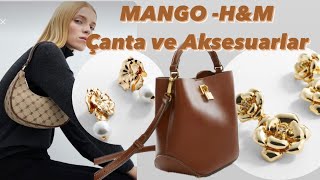 MANGO VE HampM YENİ SEZON VE İNDİRİMLİ ÇANTA VE AKSESUARLAR  VLOG [upl. by Calmas79]