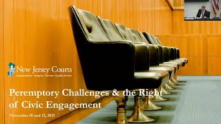 Judicial Conference on Jury SelectionPeremptory Challenges and the Right of Civic Engagement [upl. by Eriha]