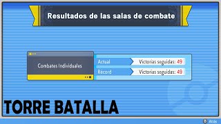 COMO CONSEGUIR 49 VICTORIAS EN LA TORRE BATALLA I POKÉMON DIAMANTE BRILLANTE [upl. by Vivyanne411]