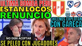 NO DURÓ NI UN MES GARECA ACABA DE RENUNCIAR A CHILE POR PELEA CON JUGADORES SE PRONUNCIÓ SORPRENDE [upl. by Ynaittirb49]