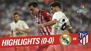 Resumen de Real Madrid vs Atlético de Madrid 00 [upl. by Torrance]