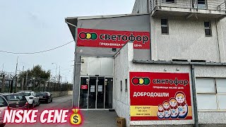 SVETOFOR MARKET BEOGRAD  Jeftino i povoljno niske cene i novi proizvodi obilazak radnje beograd [upl. by Wynnie]