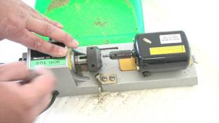 Key Machine US 103 Tubular Key Cutting [upl. by Ylahtan482]