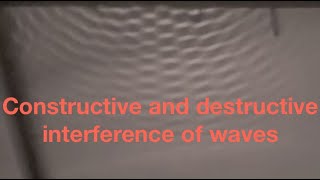 Youngs slits constructive and destructive interference of waves fizzicsorg [upl. by Jarid]