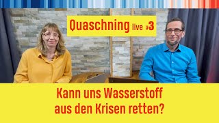 Quaschning Live 3 Kann uns Wasserstoff aus den Krisen retten [upl. by Hippel]