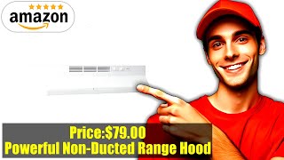 Buy  BroanNuTone 413001 NonDucted Ductless Range Hood with Lights Exhaust Fan for Under Cabinet [upl. by Hackney]