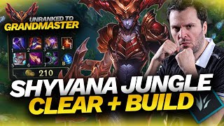 SHYVANA JUNGLE  EXPLICATIONS DU CLEAR ET DU BUILD  UNRANKED TO GM [upl. by Creigh657]