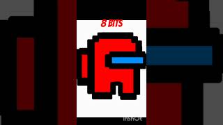 64 bits 32 bits 16 bits 8 bits 4 bits 2 bits 1 bits 0 bits versión among us animation [upl. by Nibur]