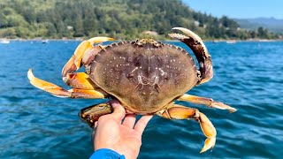 Early October Dungeness Crabbing and Fishing In Tillamook Bay [upl. by Felipe]