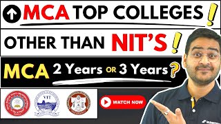 💥Top MCA Colleges Other Than NITs BITs MCA Course amp Placements mca nimcet bitmca wbjeca nits [upl. by Hahsi408]