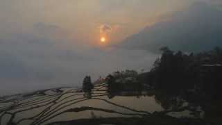 Duoyishu Sunrise Yuanyang China [upl. by Birdie]