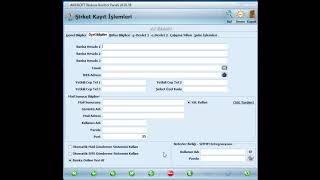AKINSOFT WOLOVX Kontrol Paneli Şirket Kayıt İşlemleri [upl. by Quint825]
