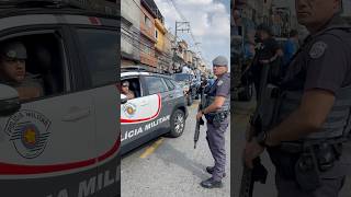 Polícia Escolta Marçal na Favela Heliópolis policia pablomarcal tarcisiodefreitas [upl. by Lansing]