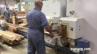 2012 EChain ECT Double End Tenoner for Sale  ScottSargeant Woodworking Machinery [upl. by Criswell206]