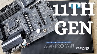 MSI Z590 PRO WIFI PCIe 40 Lightning Gen4 x4 M2 with M 2 Shield Frozr Wi Fi 6E Solution Tech Land [upl. by Yhprum916]