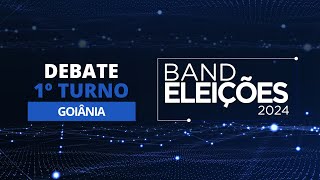 Eleições 2024 Debate na Band dos Candidatos à Prefeitura de Goiânia 1º Turno [upl. by Iolanthe422]