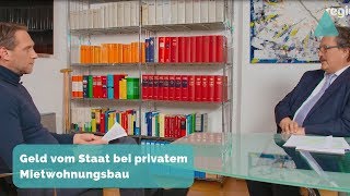 Steuervergünstigungen  Geld gespart beim Mietwohnungsbau  Baukindergeld [upl. by Rust]