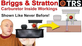 Briggs and Stratton Carburetor How it Works  Unique View [upl. by Unni628]