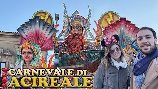 Sono andato al CARNEVALE PIU BELLO DI SICILIA  Acireale 2024  vlog [upl. by Ahsinra]