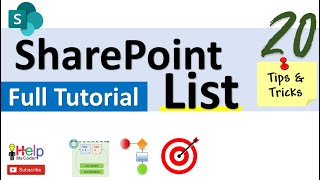 Microsoft Sharepoint Lists  Complete Beginner Tutorial [upl. by Coulter363]