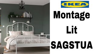 Montage Lit SAGSTUA ikea [upl. by Akieluz121]