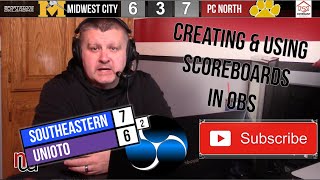 How to Create and Use Scoreboards in OBS [upl. by Jareen74]