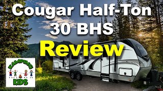 Keystone Cougar Half Ton 30 BHS Review [upl. by Ambrosane]