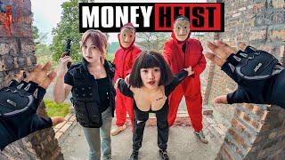 Parkour MONEY HEIST Season 1  ESCAPE from POLICE chase IN REAL LIFE BELLA CIAO REMIX  ACTION POV [upl. by Shelbi]