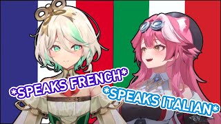 Raora And Cecilia Had A Conversation In Italian And French Translated [upl. by Saucy487]