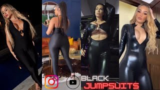 Rock Friday in Jumpsuit Styles 2024  How To Style Shiny Spandex Leggings Instagram Inspo  GRWM [upl. by Slaughter]