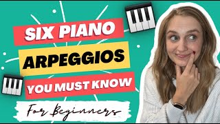 Top Piano Arpeggio Exercises for Beginners with pdf [upl. by Ydac860]