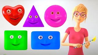 Colors Song Learn Colors and Animated Videos for Babies [upl. by Edmea]